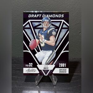 ❗️SOLD❗️DD-1 Drew Brees 2023 Panini Absolute - Draft Diamonds